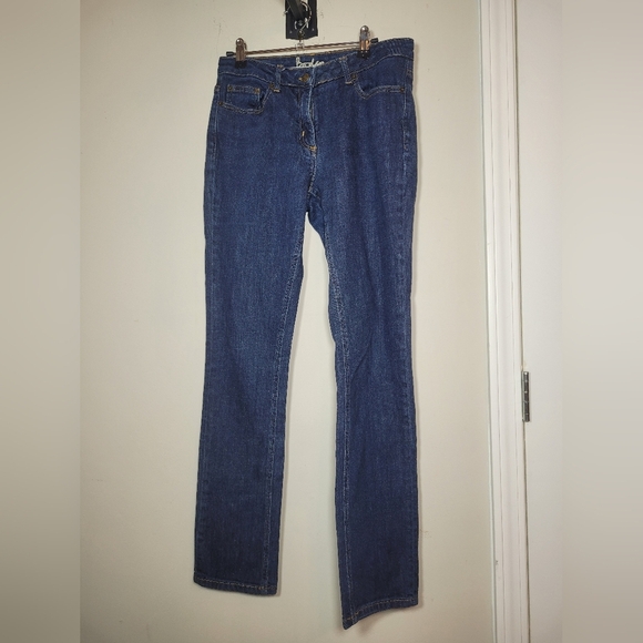Boden Dark Wash Straight Jeans sz 8L WC169 - Picture 1 of 10